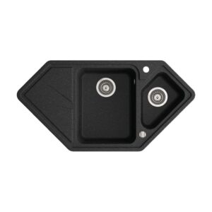 мийка кухонна кутова TORRO 980 1.5KOT; 220613; P_Z_090_61_0980
